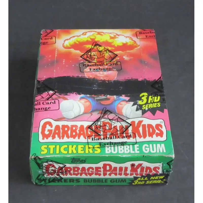 1986 Topps Garbage Pail Kids Series 3 Unopened Wax Box (w/ price) (X-Out) (US) (BBCE)