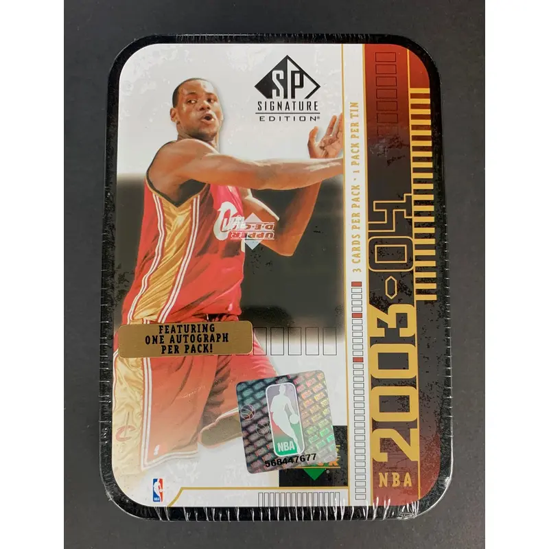 2003/04 Upper Deck SP Signature Edition Basketball (Tin) Box (Hobby) (LeBron)