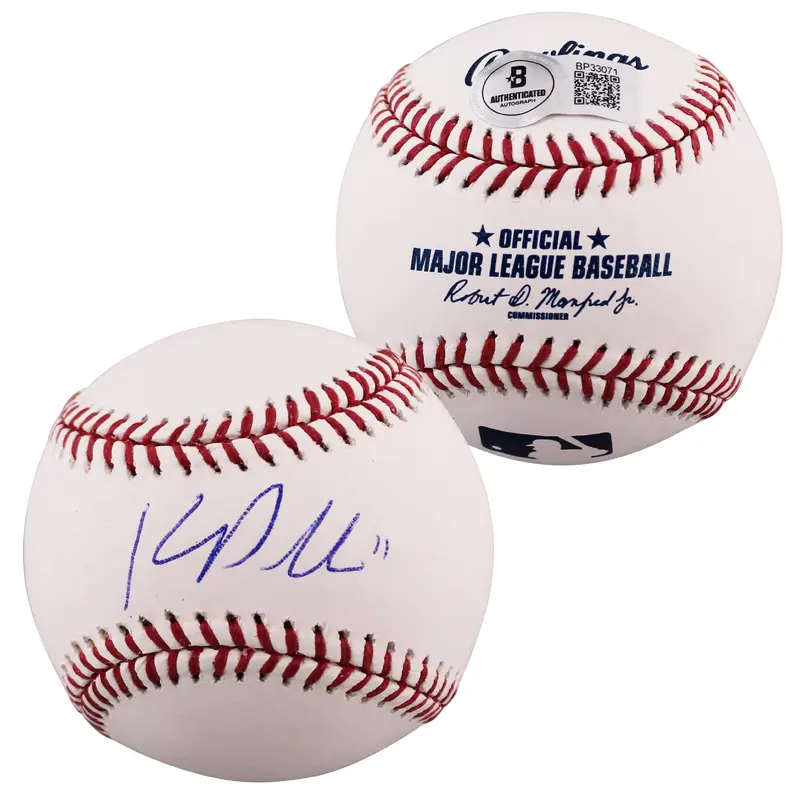 Braves Kevin Pillar Authentic Signed OML Baseball Autographed BAS #BP33071