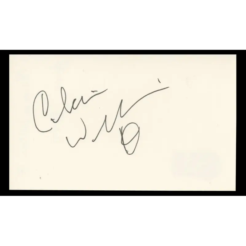 Clarence Williams III The Mod Squad Authentic Signed 3x5 Index Card BAS #BT01222