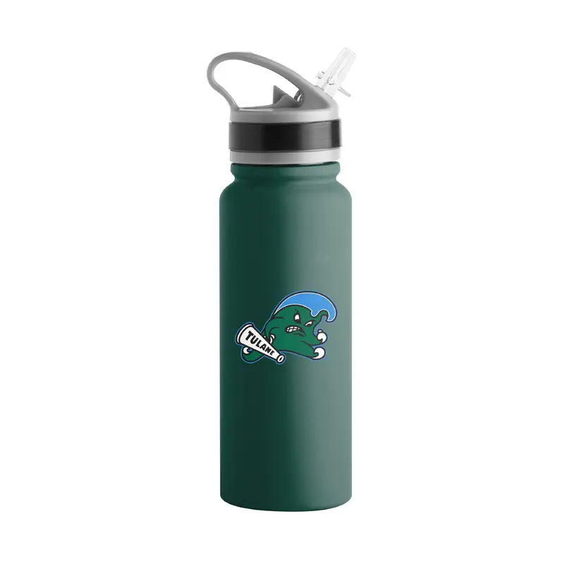Tulane 25oz Campus Color Letterman Stainless Single Wall Flip Top Bottle