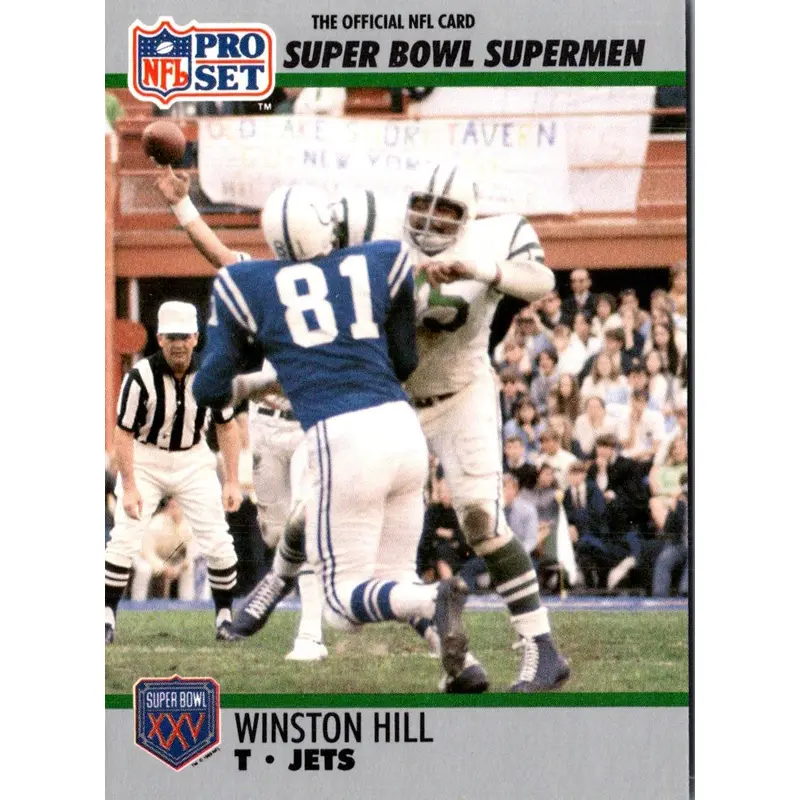 1990 Pro Set Super Bowl 160 Winston Hill #57