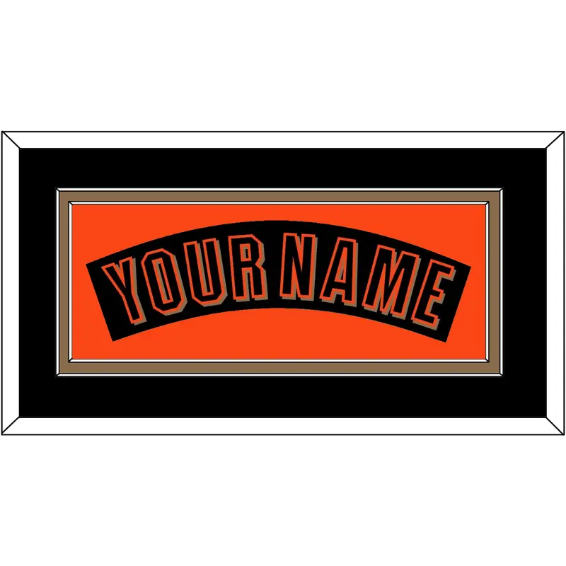 San Francisco Nameplate - Alternate Black (2001-2002) - Double Mat 3