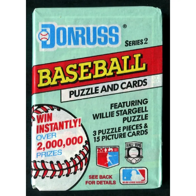 1991 Donruss Baseball Unopened Series 2 Wax Pack