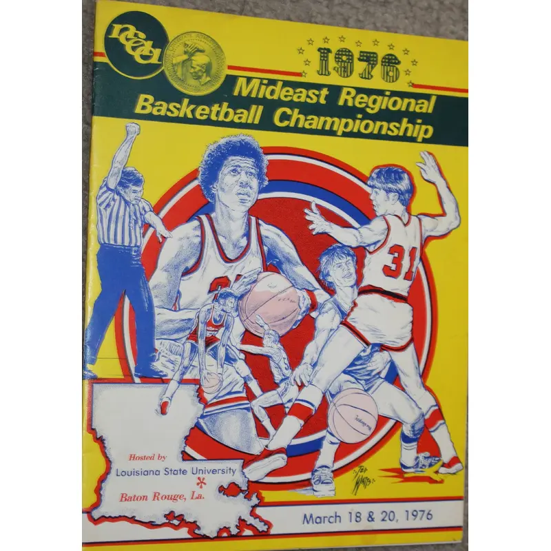 1976 NCAA Mideast Regional Basketball Program, Indiana University