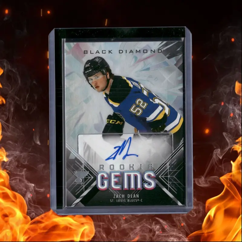2024-25 Upper Deck Black Diamond Zach Dean Gems Rookie Auto 049/199 #RGS-ZD