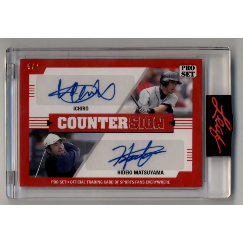 Ichiro Hideki Matsuyama 2021 Leaf Dual Auto 5/7
