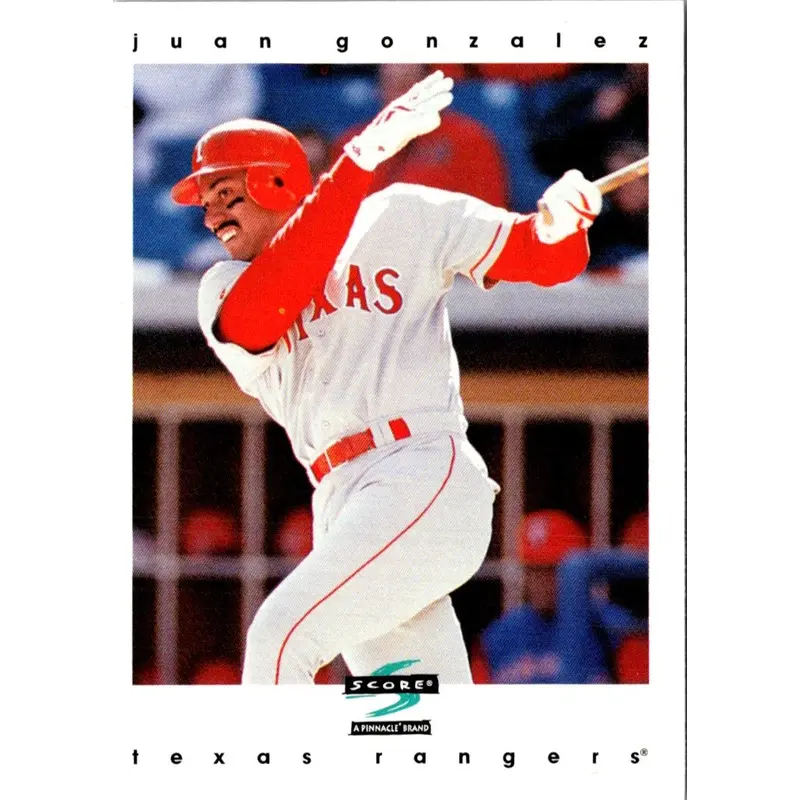 1997 Score Juan Gonzalez #198