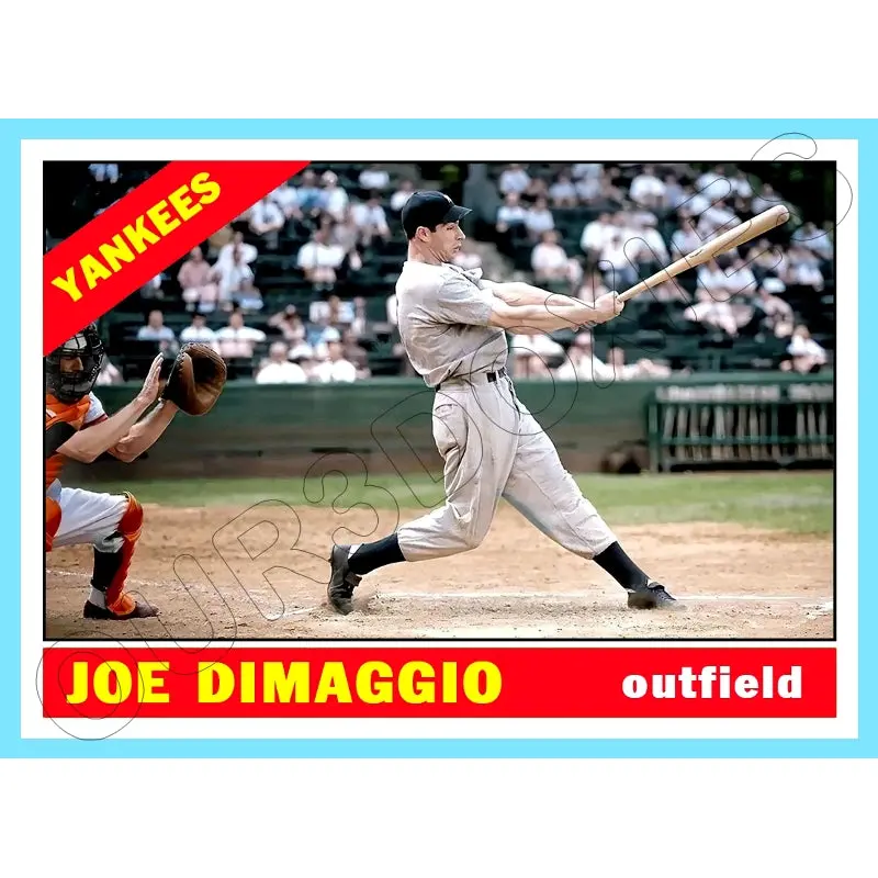 Joe Dimaggio 1966 Topps Custom Card - 4441