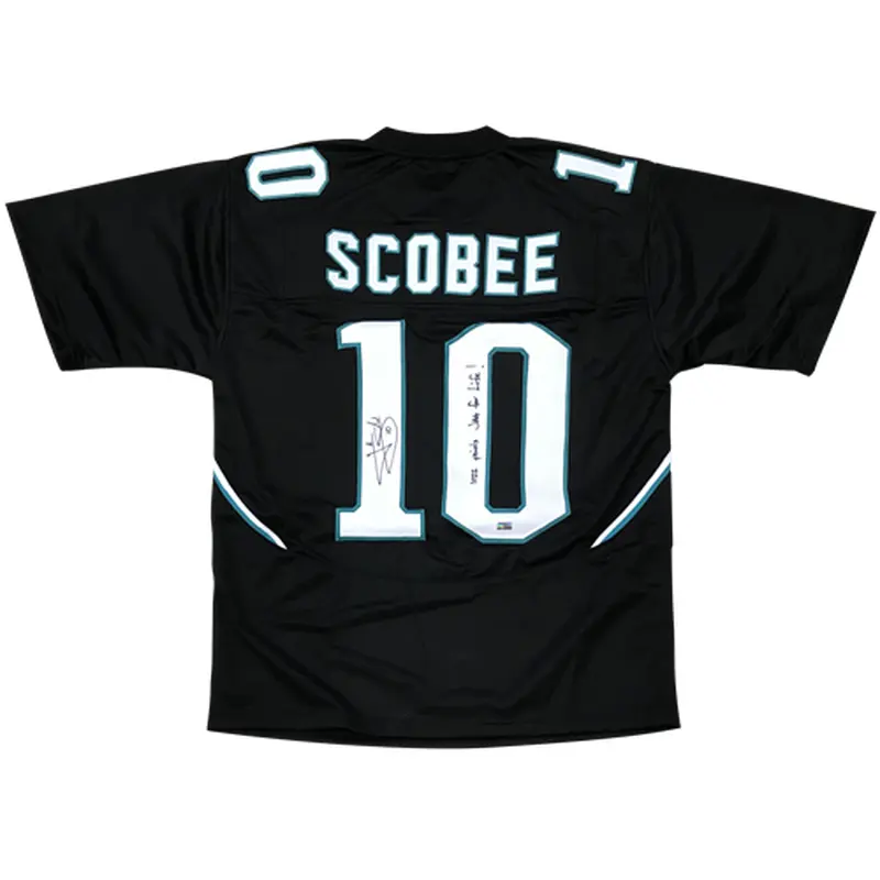 Josh Scobee Autographed Jacksonville Jaguars (Black #10) Custom Jersey