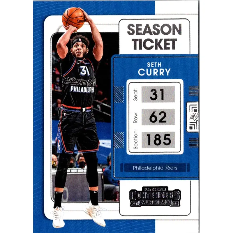 2021 Panini Contenders Ticket Seth Curry #57