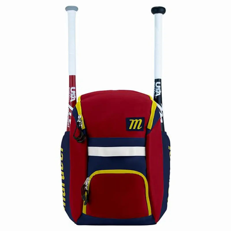 New Marucci Foxtrot T-Ball Backpack -Red/Navy Blue
