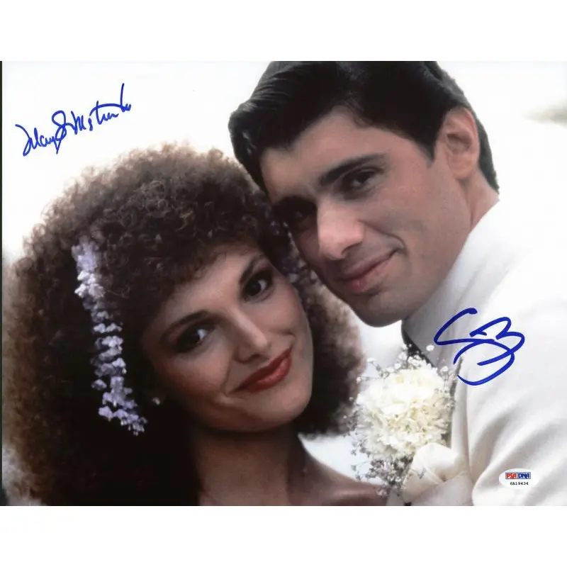 Steven Bauer & Mary Mastrantonio - Scarface Signed 11X14 Photo PSA/DNA #6A19434