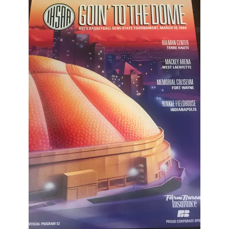 1994 Indiana High School Basketball Semi State Program