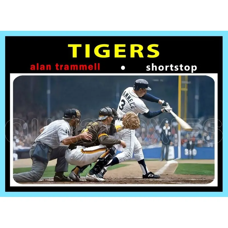 Alan Trammell 1971 Topps Custom Card - 4613