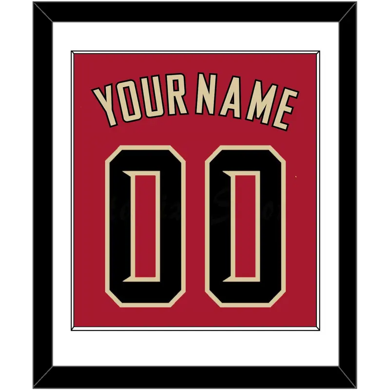 Arizona Name & Number - Alternate Red (2020-2023) - Single Mat 1