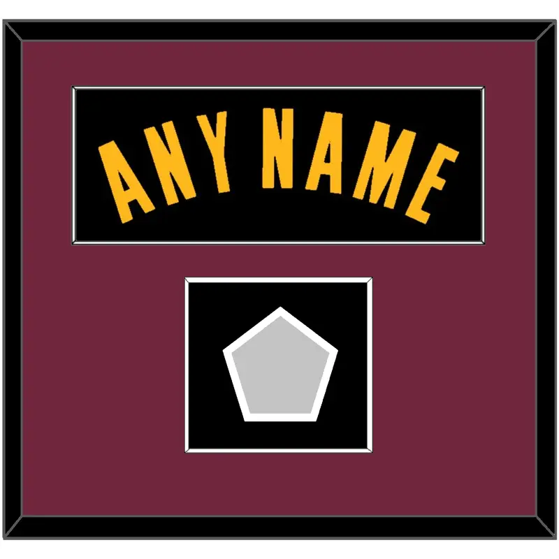 Cleveland Name & Finals Patch - Black Pride (2015-2017) - Single Mat 2