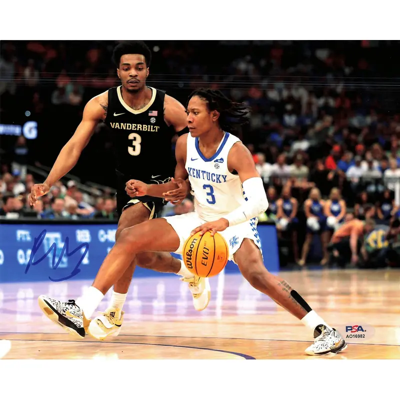 TYTY WASHINGTON Jr. signed 8x10 photo PSA/DNA Kentucky Wildcats Autographed