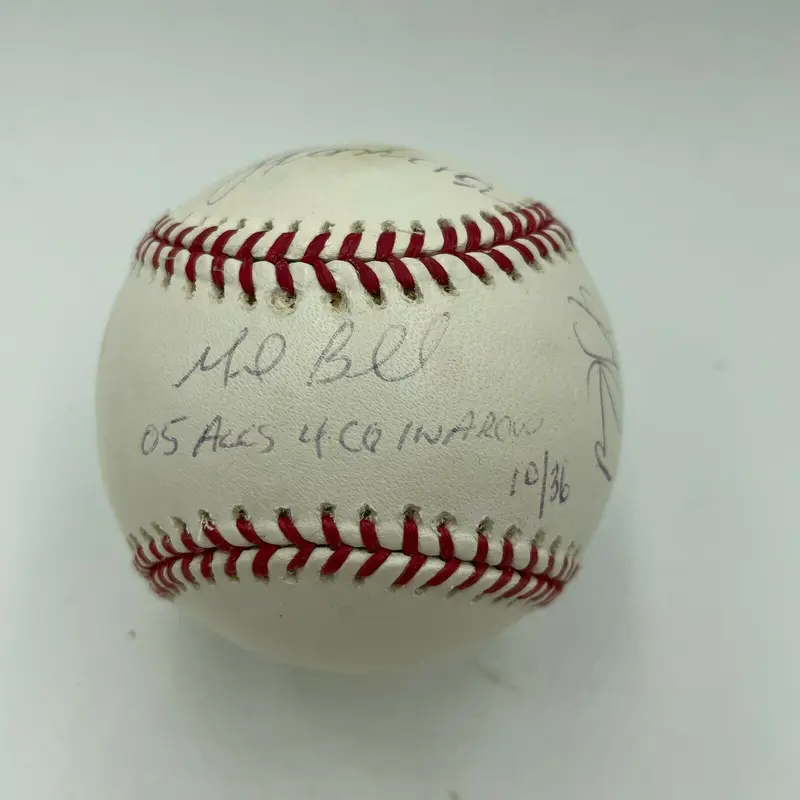 Mark Buehrle 2005 Chicago White Sox W.S. Champs Pitching Staff Signed Baseball