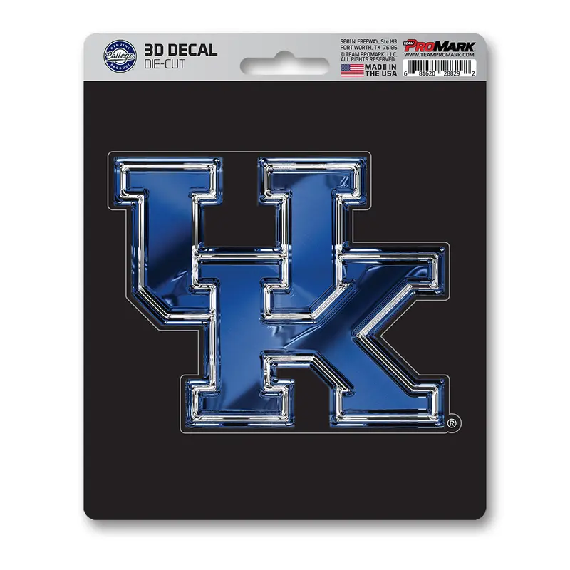 University of Kentucky 3D Decal