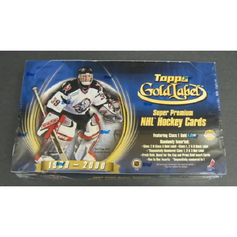 1999/00 Topps Gold Label Hockey Box (HTA)