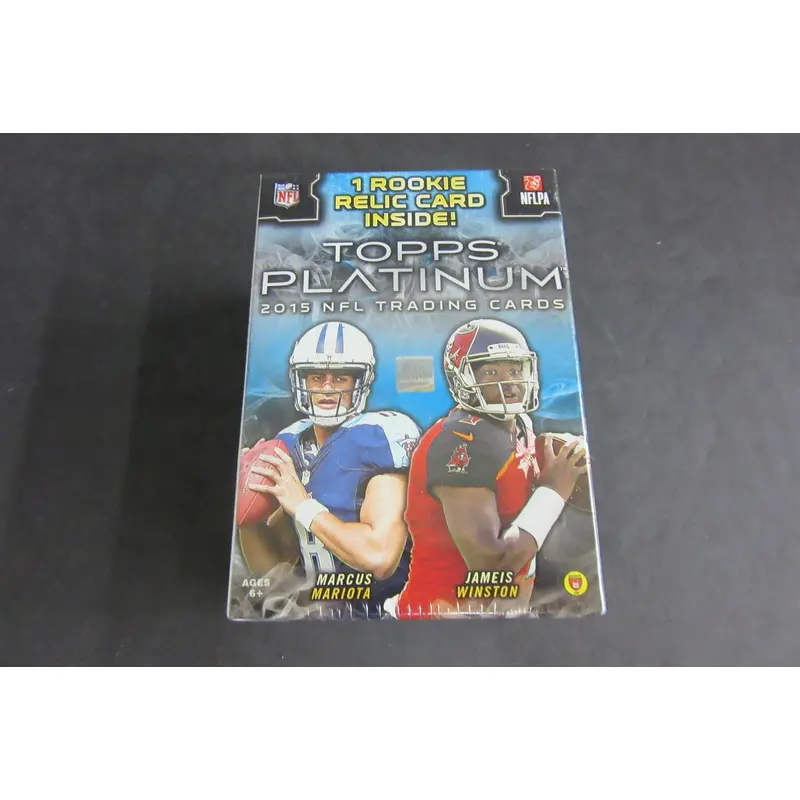 2015 Topps Platinum Football Blaster Box (7/4)