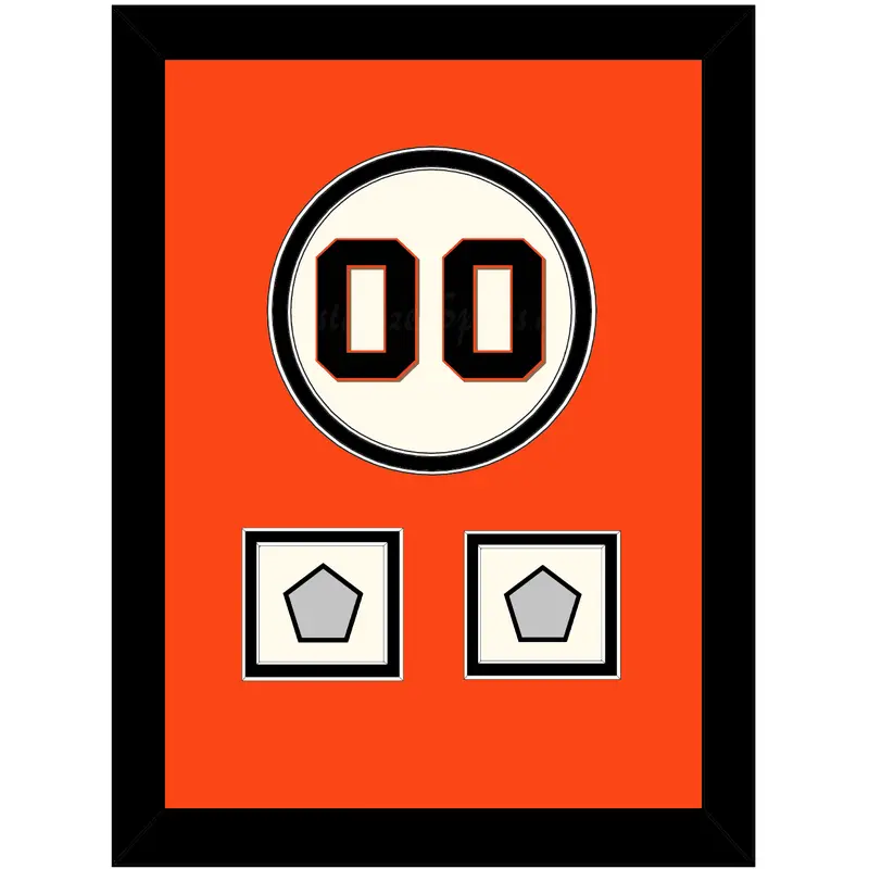 San Francisco Number & 2 World Series Jersey Patches - Home Cream (2000-2021) - Double Mat 2