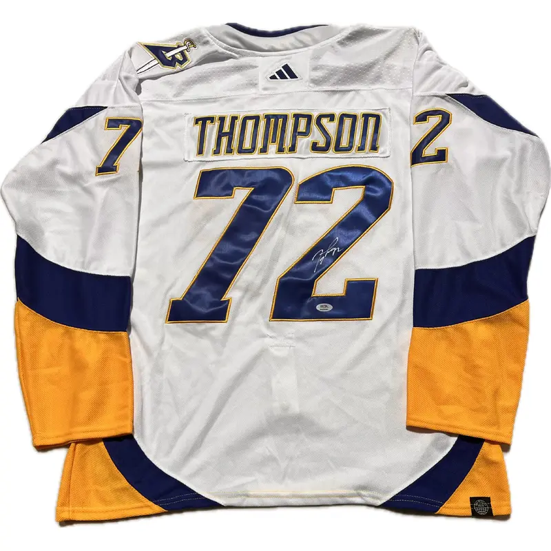 Tage Thompson Signed Jersey PSA/DNA Buffalo Sabres Autographed