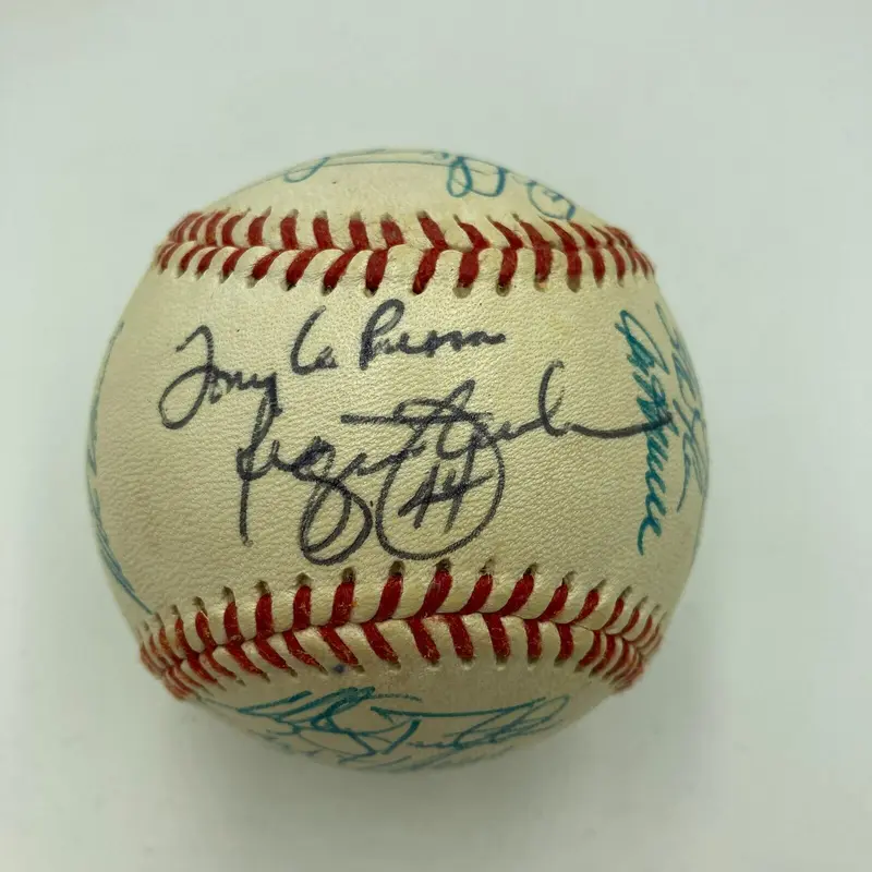 1987 Oakland As Team Signed Baseball Mark Mcgwire PSA DNA COA