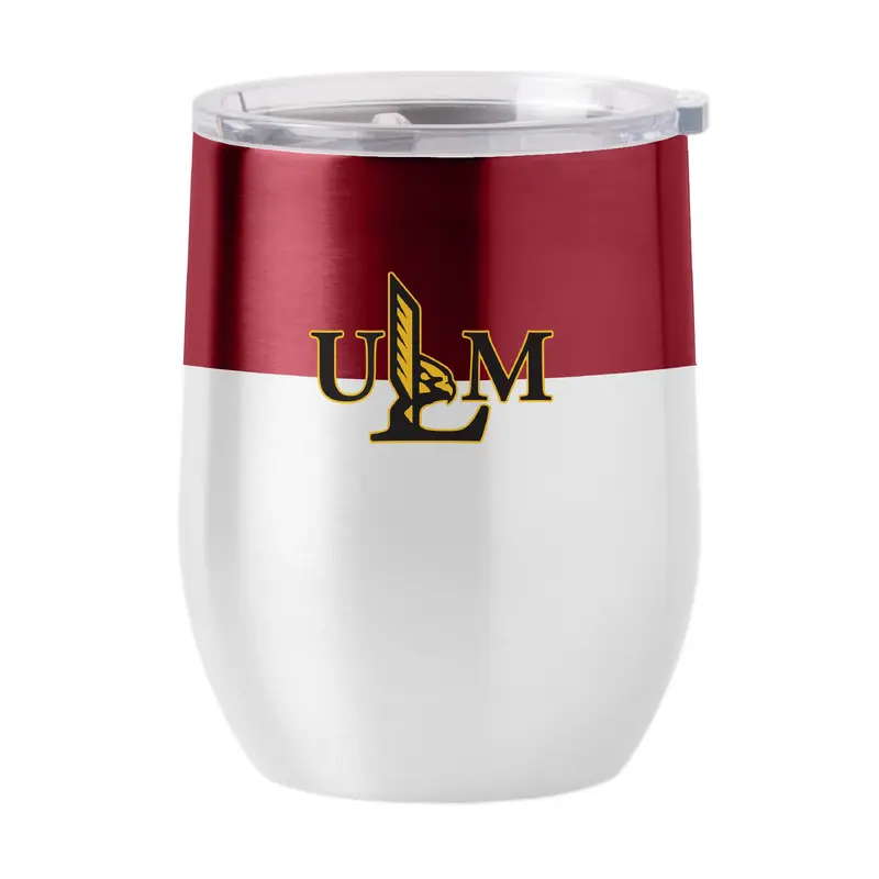 LA Monroe 16oz Colorblock Stainless Curved Beverage