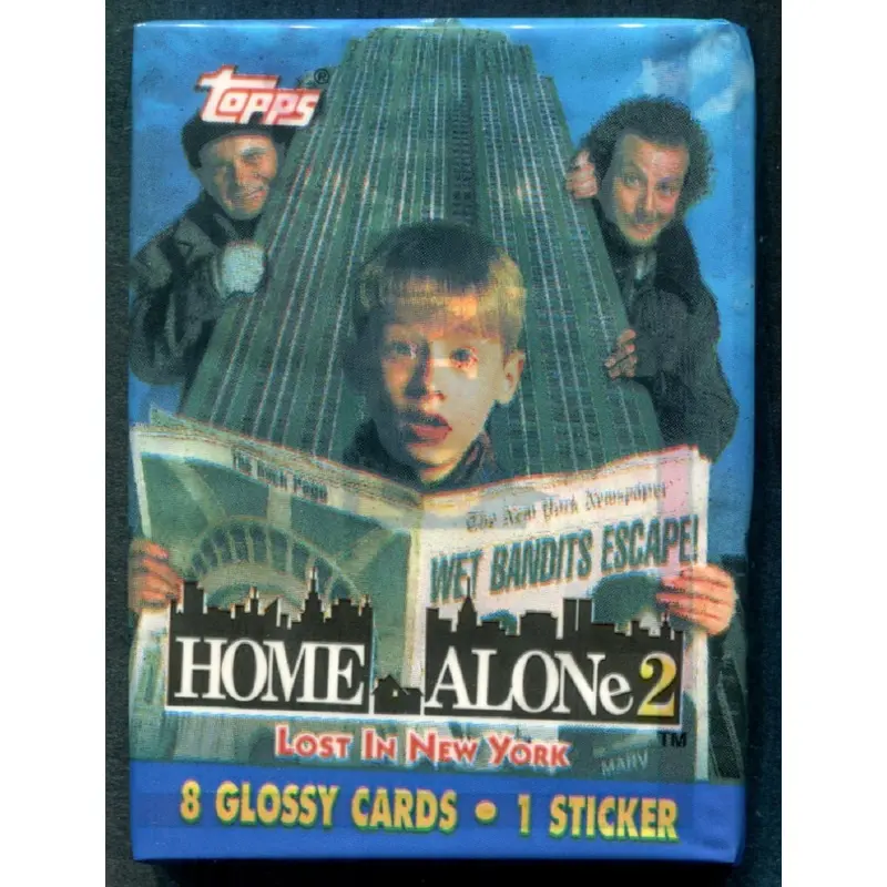 1992 Topps Home Alone 2 Unopened Pack (8/1)
