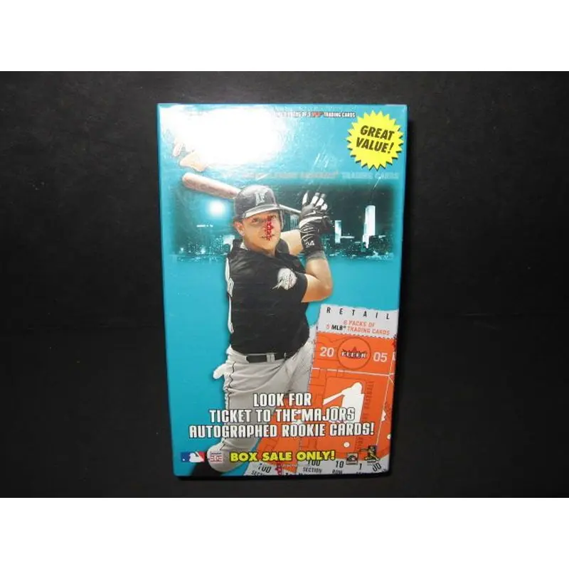 2005 Fleer Authentix Baseball Blaster Box (6/5)