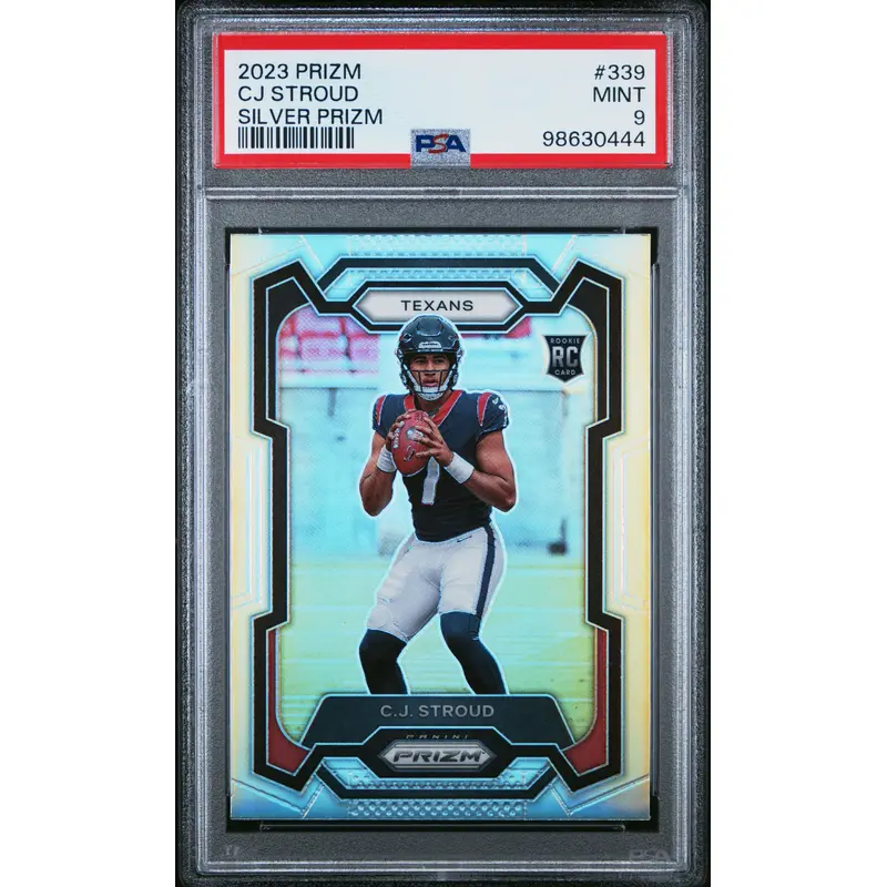 CJ Stroud 2023 Panini Prizm Rookie #229 Silver Prizm PSA 9 Mint