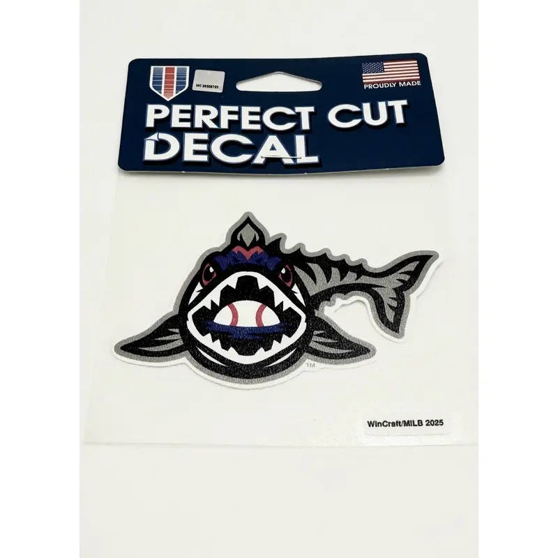 Pensacola Blue Wahoos Swimming Perfect Cut Decal