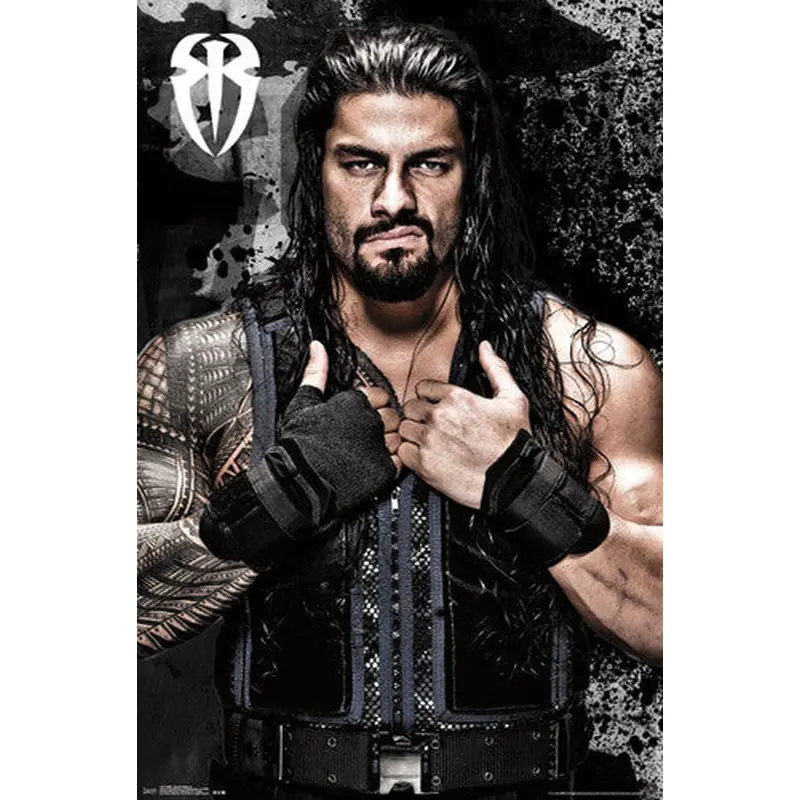 Roman Reigns "Attitude" WWE Wrestling Official Poster - Trends International