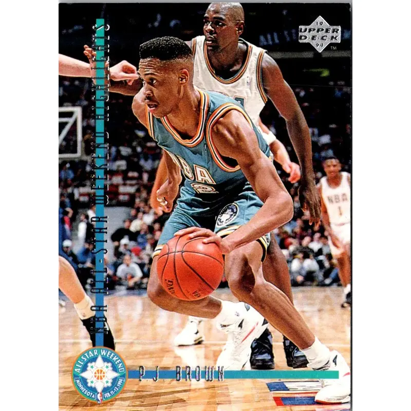 1993 Upper Deck Special Edition Electric Court Gold P.J. Brown #190