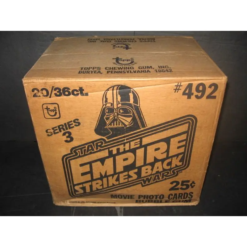1980 Topps Empire Strikes Back Series 3 Unopened Wax Case (20 Box)