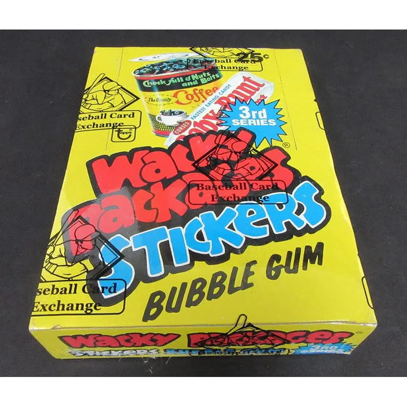 1980 Topps Wacky Packages Unopened Series 3 Wax Box (Authenticate)