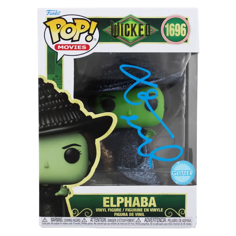 Idina Menzel Wicked Authentic Signed Elphaba #1696 Funko Pop Vinyl Figure BAS