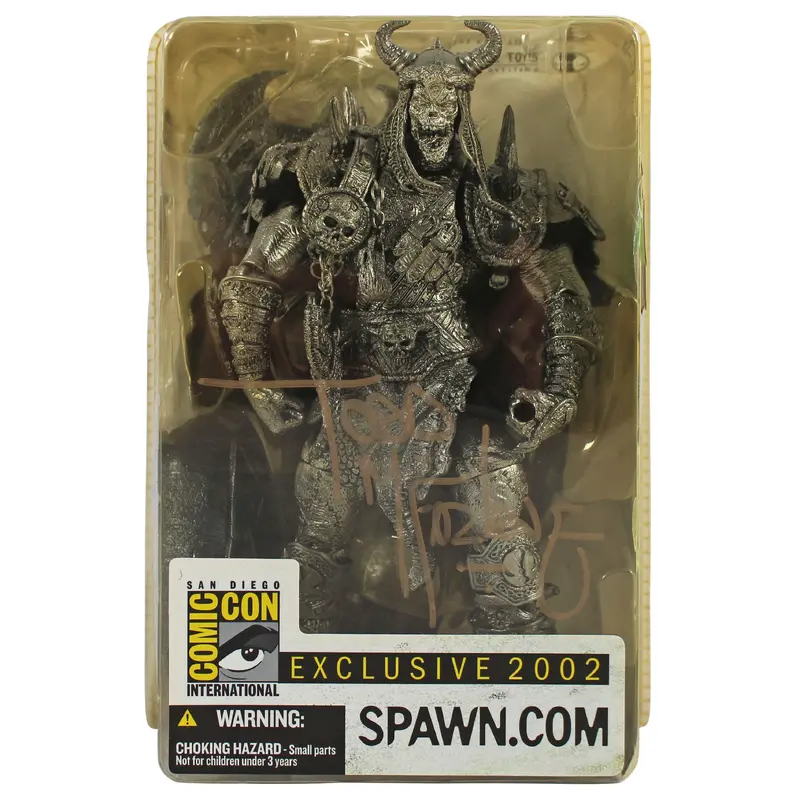 Todd McFarlane Signed Spawn Dark Ages 2002 San Diego CC LE Action Figure BAS