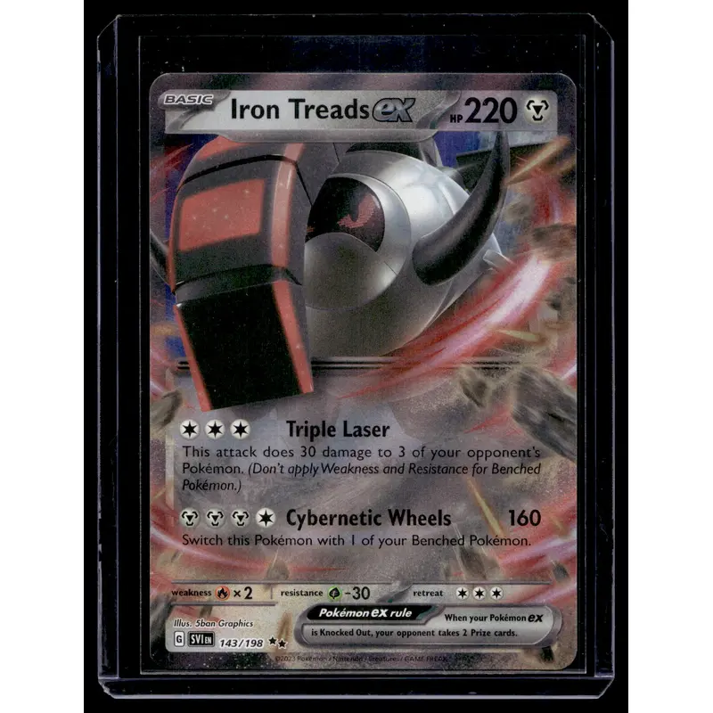 2023 Pokemon Scarlet & Violet - Scarlet & Violet - Iron Treads ex #143