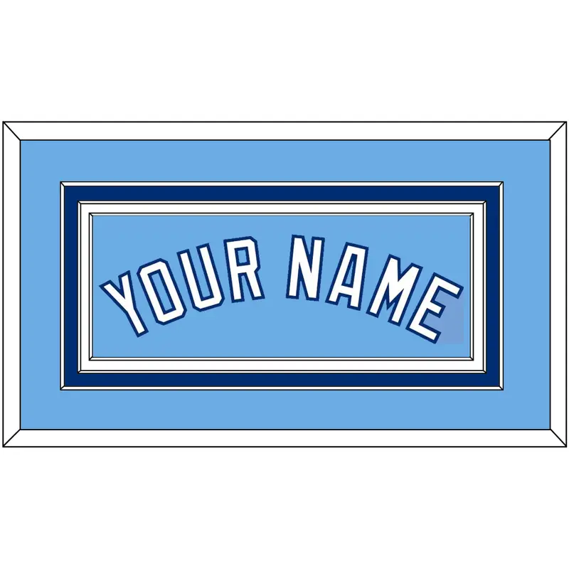 Kansas City Name - Alternate Powder Blue - Triple Mat 2