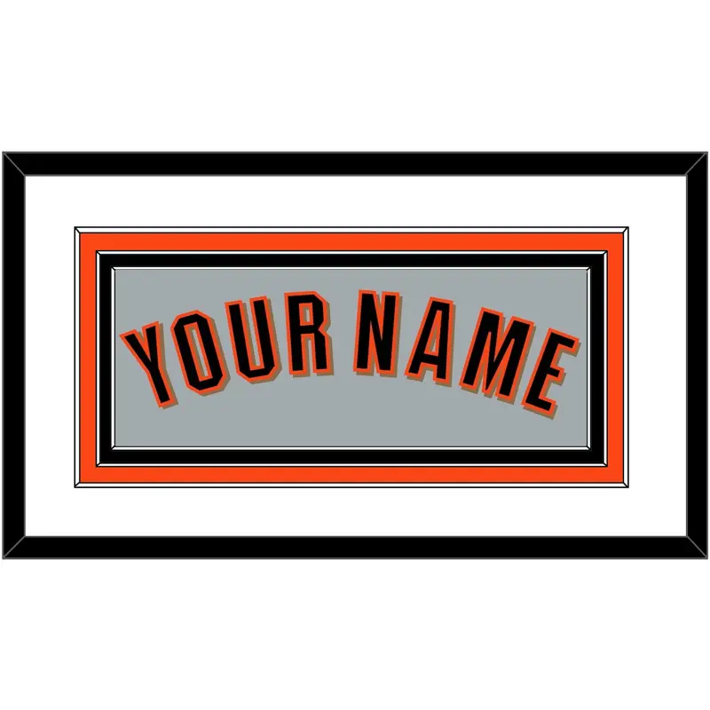 San Francisco Name - Road Gray (2010-2021) - Triple Mat 1
