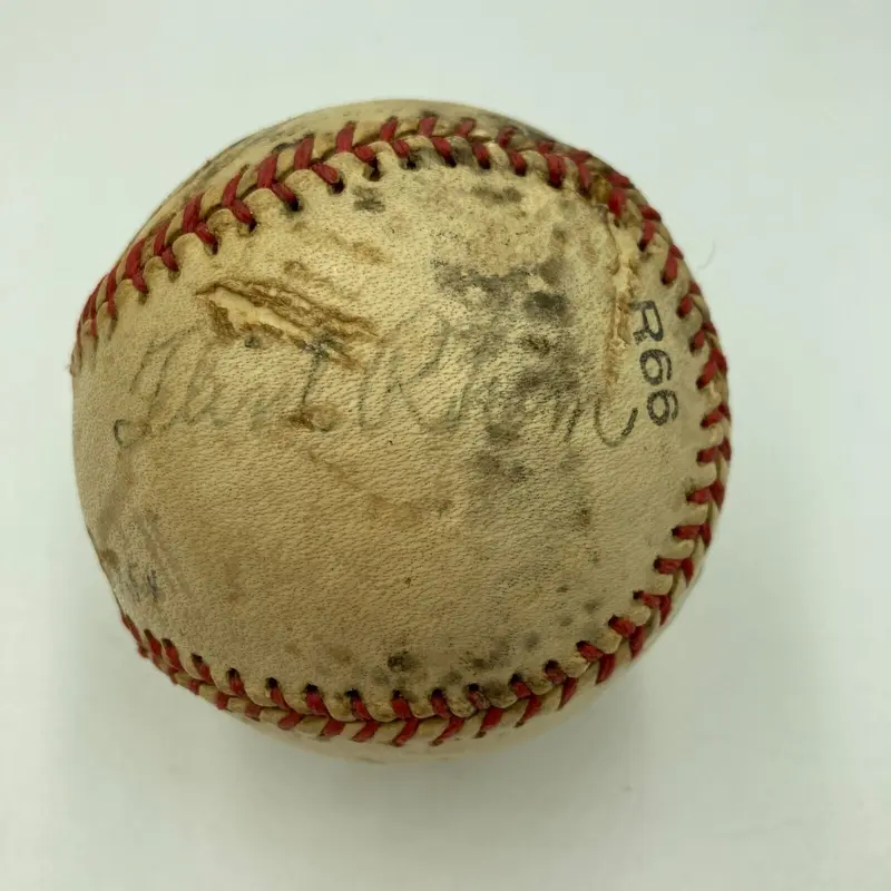 Flint Rhem Single Signed Baseball 1926 1931 St Louis Cardinals World Series PSA