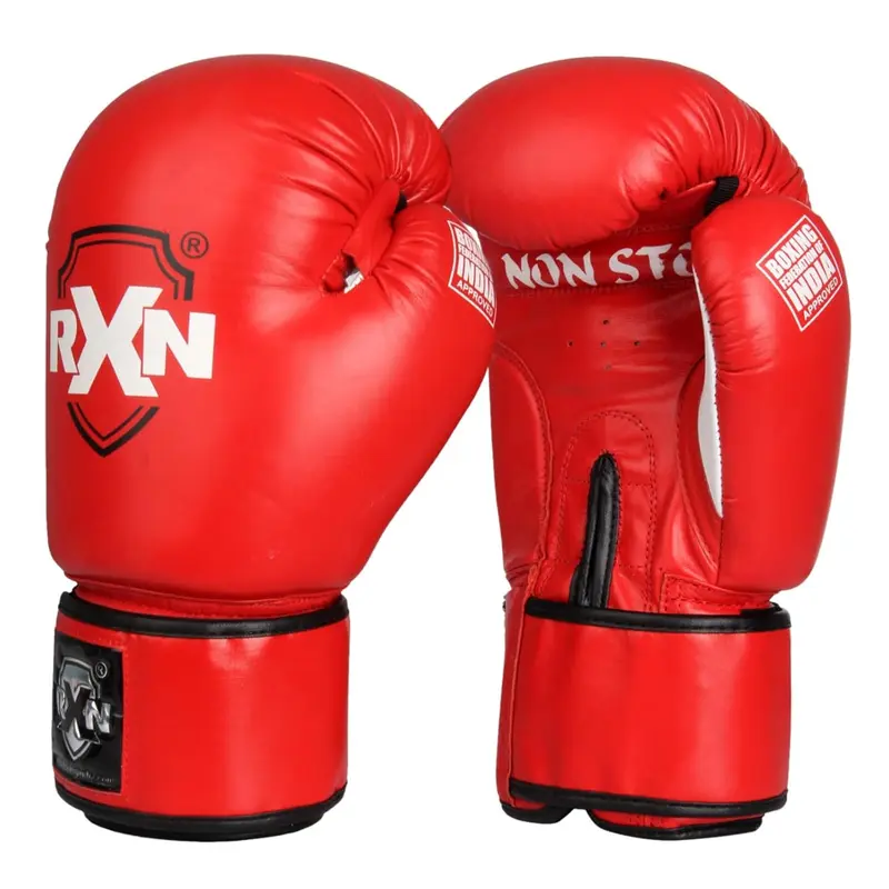 RXN Non-Stop Competition Top Grain Leather Boxing Gloves | Kibi Sports