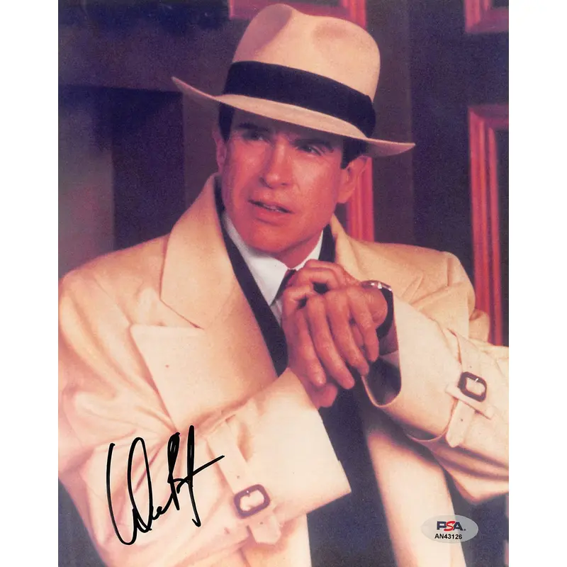 Warren Beatty Dick Tracy Authentic Signed 8x10 Photo PSA/DNA #AN43126