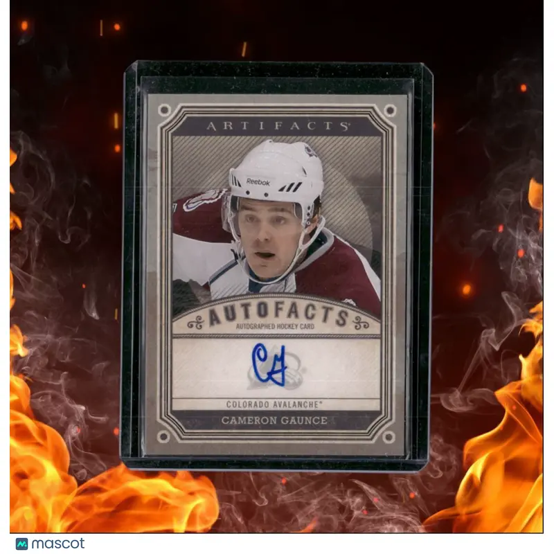 2013-14 Upper Deck Artifacts Cameron Gaunce Autofacts Auto #A-CG