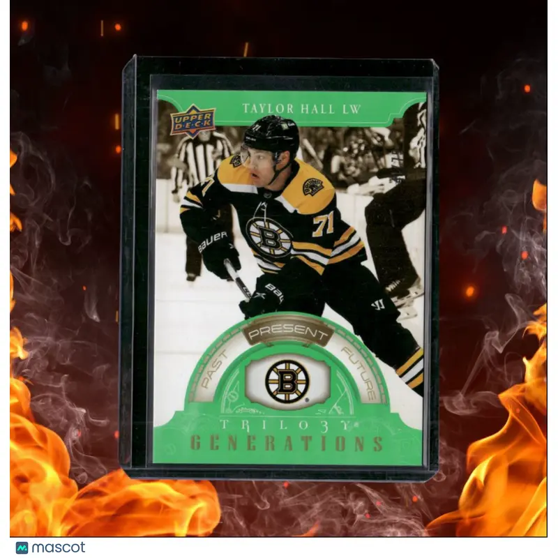 2022-23 Upper Deck Trilogy Taylor Hall Generations Green 41/75 #TG-2B