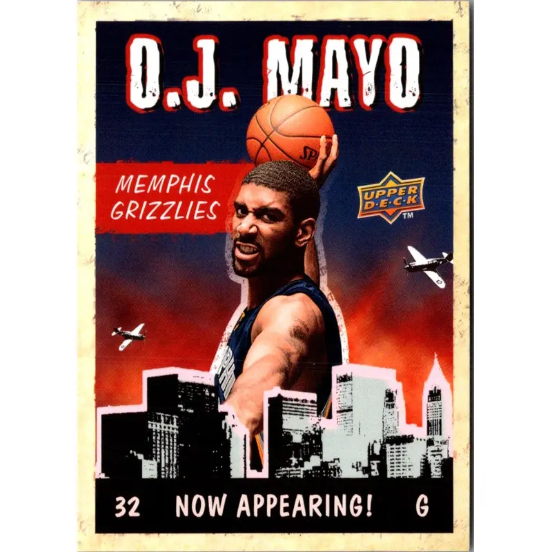2009 Upper Deck Now Appearing O.J. Mayo #NA-3
