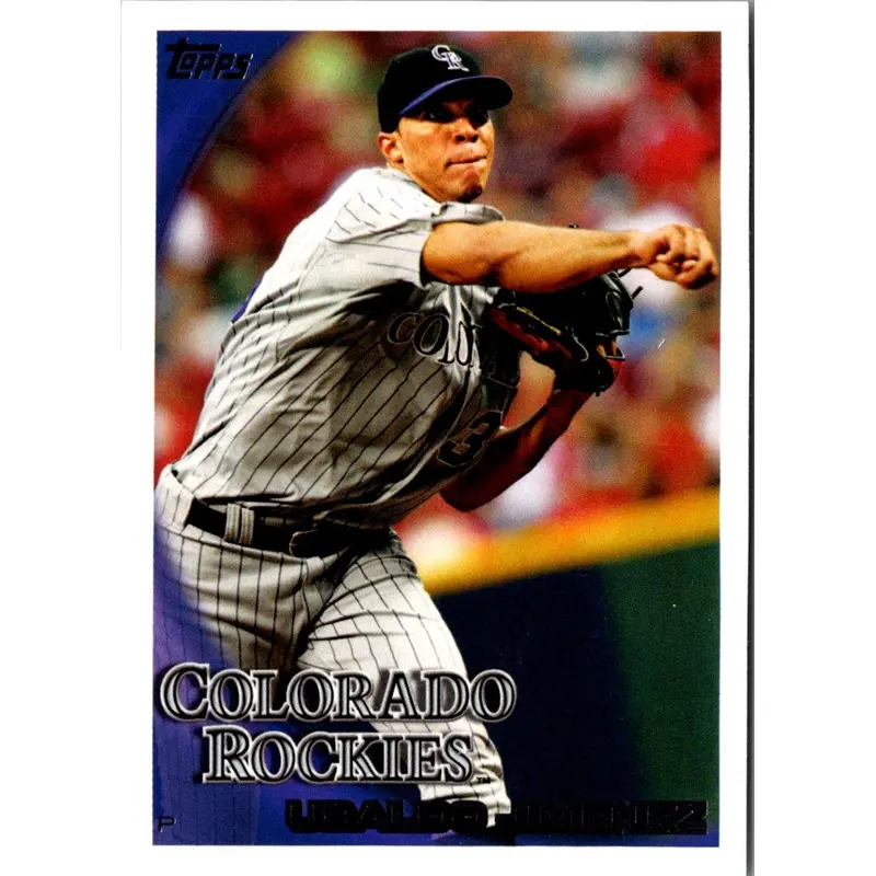 2010 Topps Ubaldo Jimenez #607